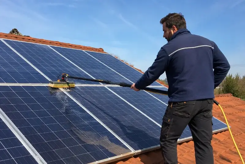 Nettoyage et entretien de panneaux solaires à Mions